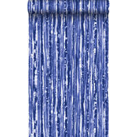 TAPETE Streifen 53 cm x 10.05 m - Blau, Papier (53/1000cm) - Origin Wallcoverings