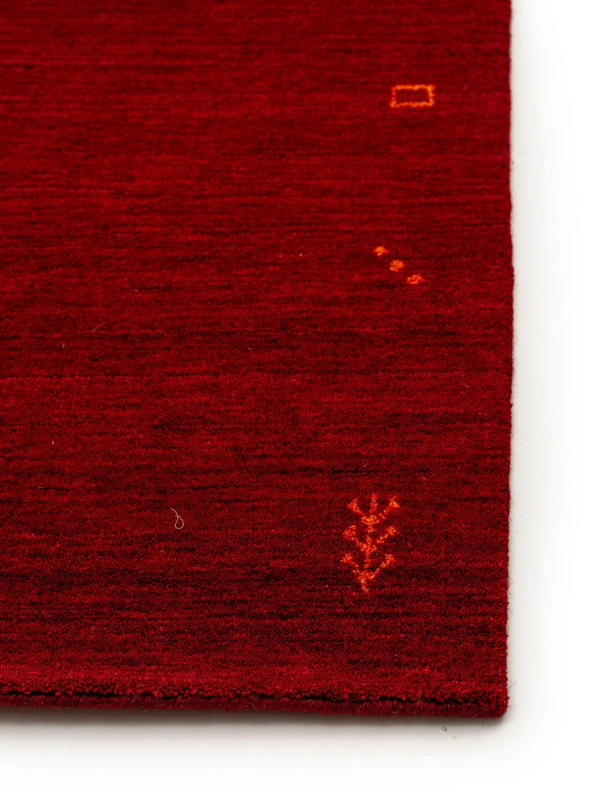 WOLLTEPPICH-LÄUFER Jamal Rot 80x250 cm - Rot, Textil (80/250cm) - benuta Nest