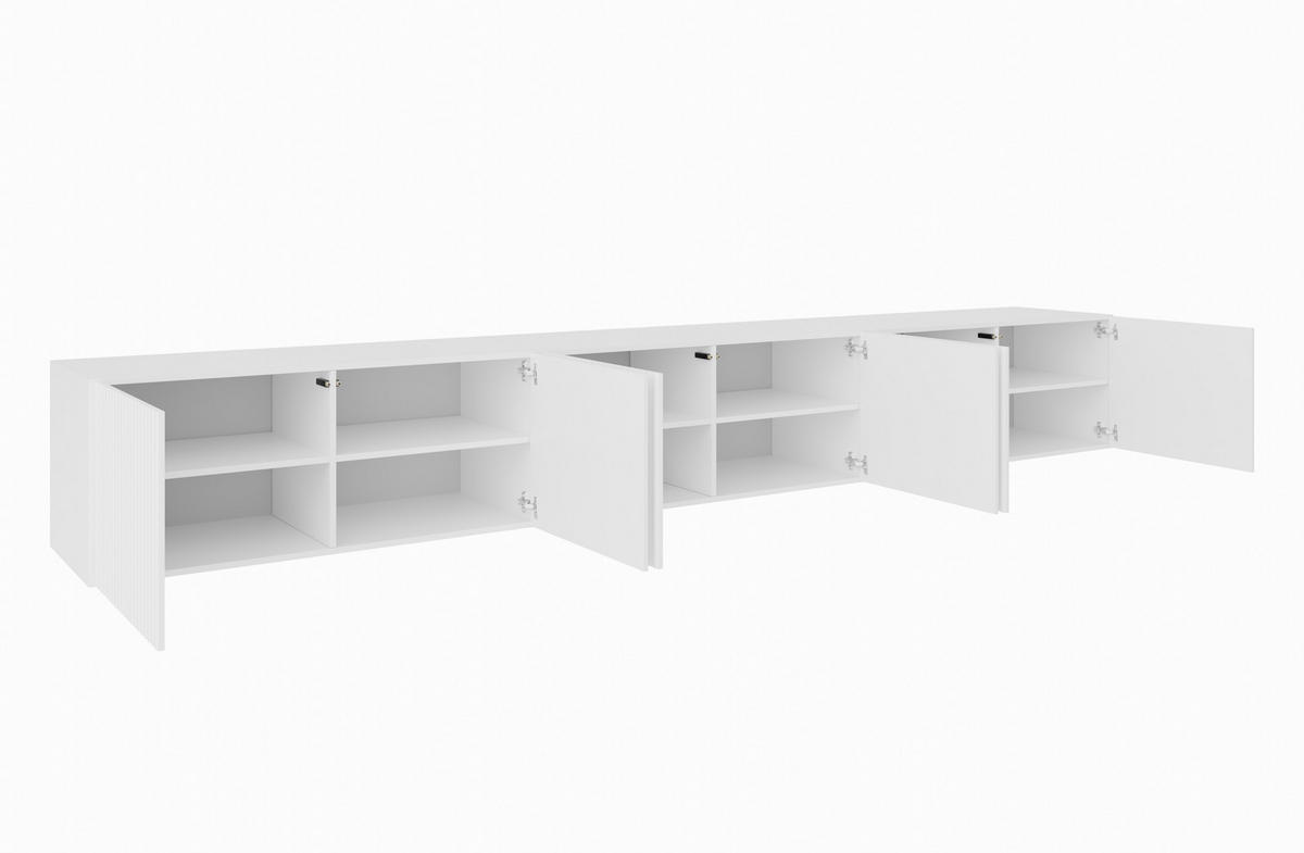 TV-SCHRANK NOE - Weiß, Holzwerkstoff (300/41/40cm) - Meblini