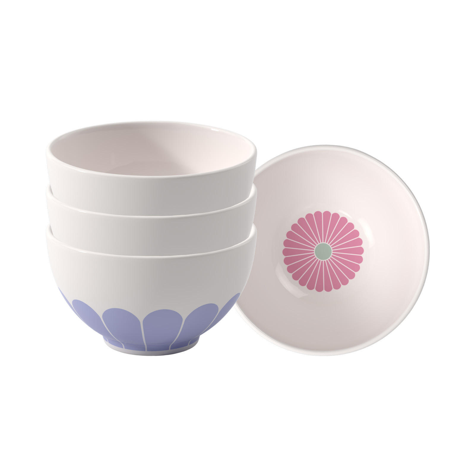 BEILAGENSCHALEN Fleur Couleur bunt ø 11 cm 4er Set - Multicolor, Keramik (11cm) - Villeroy & Boch