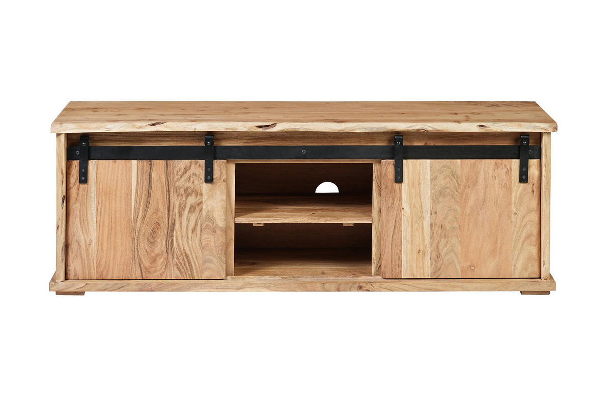 LOWBOARD LIAN V - Beige/Naturfarben, Holz (145/50/45cm) - SAM
