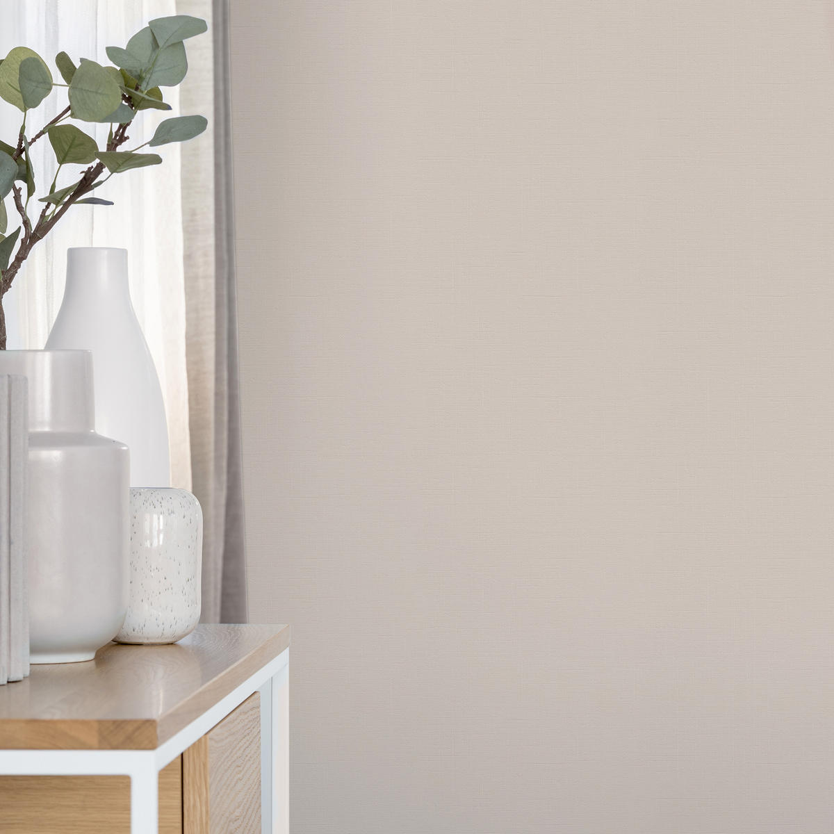 TAPETE Lynn - Creme/Weiß, Papier/Kunststoff (52/1000cm) - Superfresco Easy