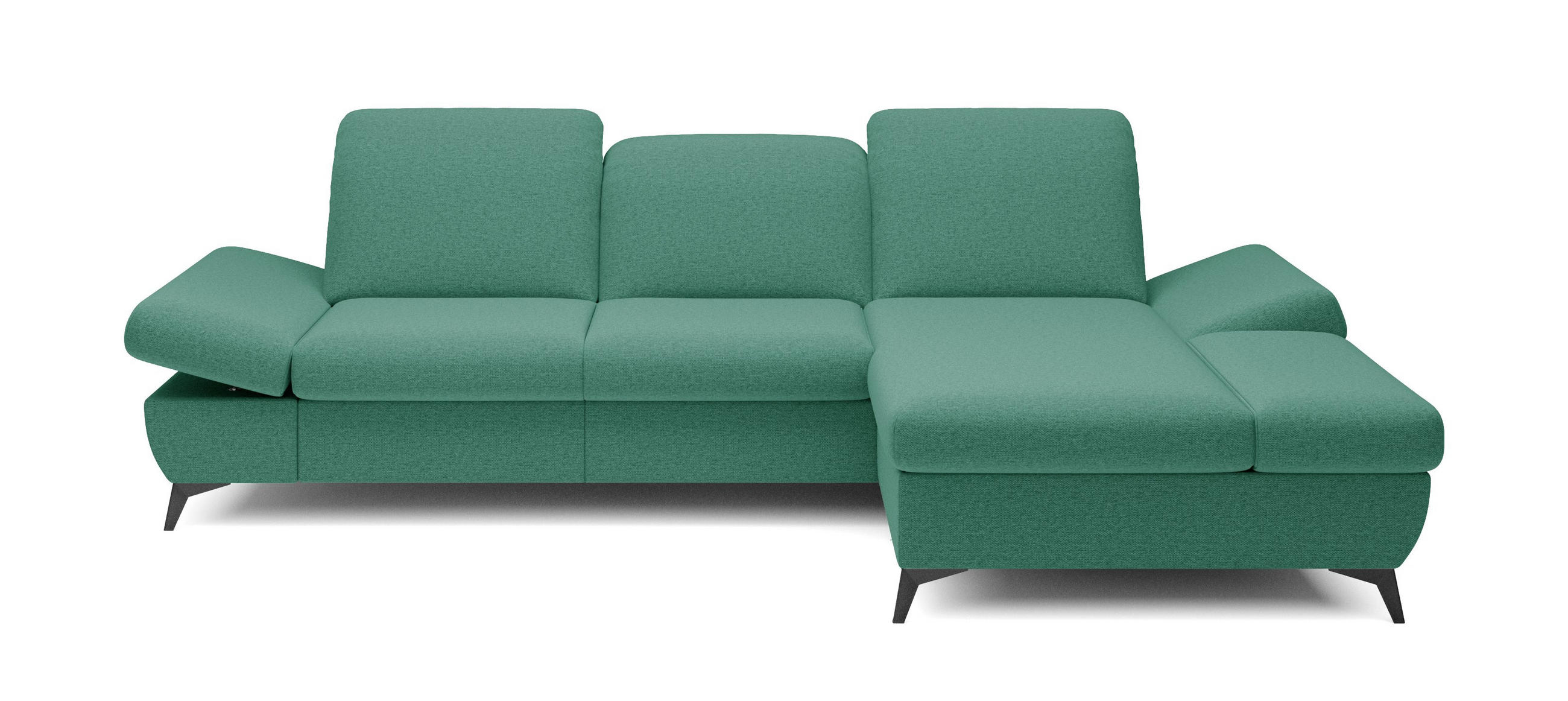 Masseno Ecksofa Grün 284x166 cm