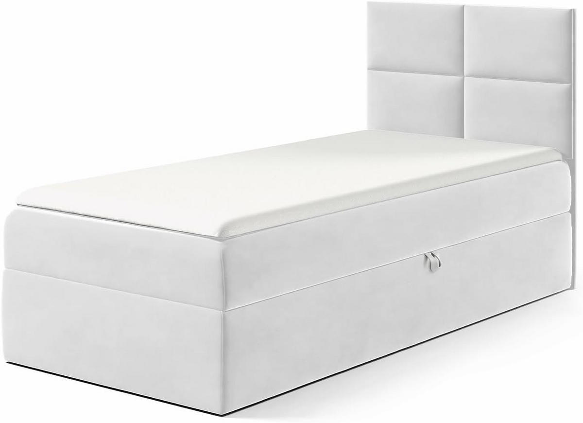 KINDERBETT MINO 3 - Hellgrau, Holzwerkstoff (84/208cm) - Meblini