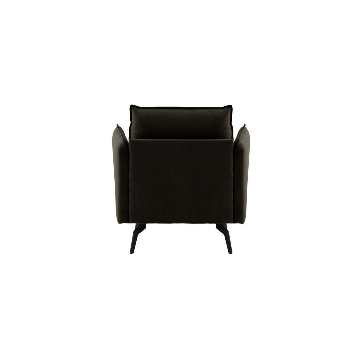 SESSEL Layla-Velluto 20 - Schwarz, Holz/Textil (105/95/98cm)