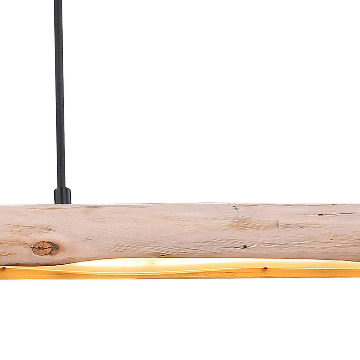 LED HÄNGELEUCHTE Holz Braun - Braun, Holz (120/7/150cm) - Globo Lighting