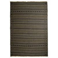 HANDWEBTEPPICH Kelim Kordi Mehrfarbig 247/169 cm Schurwolle - Multicolor, Textil (169/247cm) - Looma