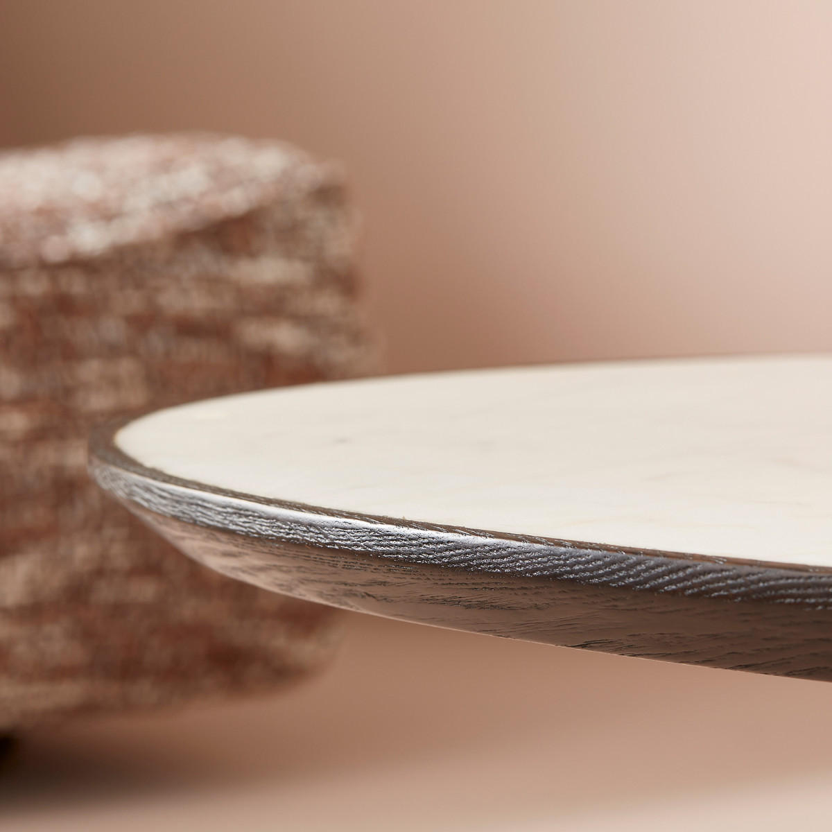 COUCHTISCH aus weißem marmor - tulipe 130/80/44 cm - Weiß, Holz (99/99/44cm) - Signature