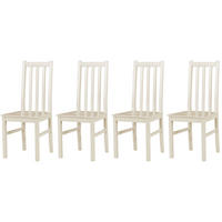 ESSZIMMERSTUHL - 4er-Set Bos 10 D kaschmir kaschmir - Beige, Holz (43/94/40cm) - Leaf Design