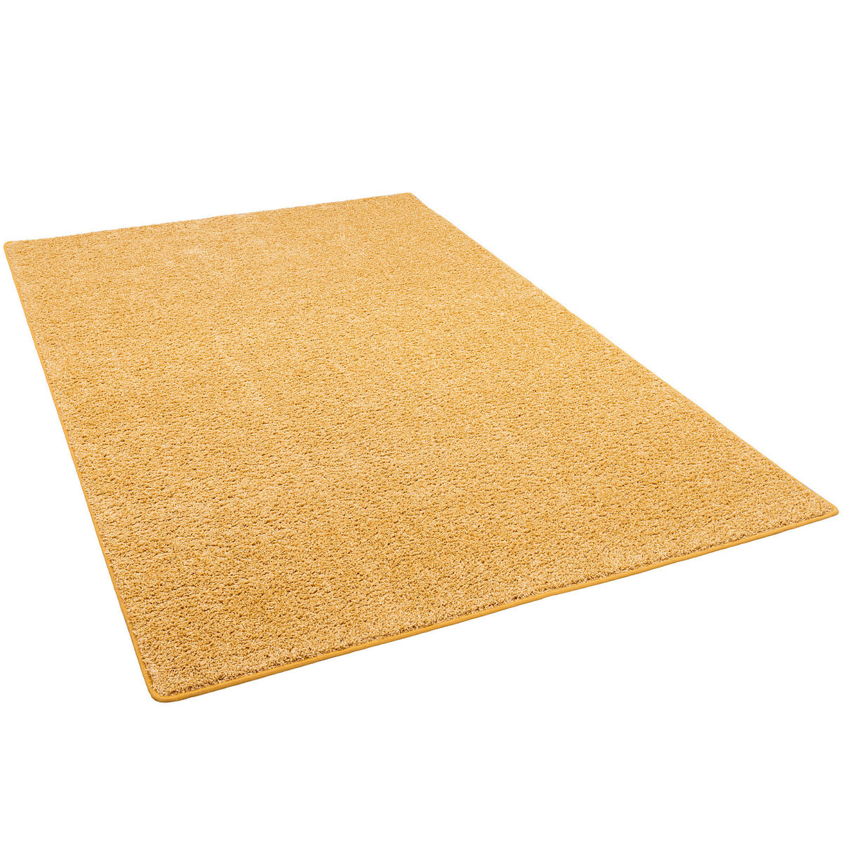 HOCHFLOR VELOURS TEPPICH MONA - Currygelb, Textil (100/400cm) - Snapstyle