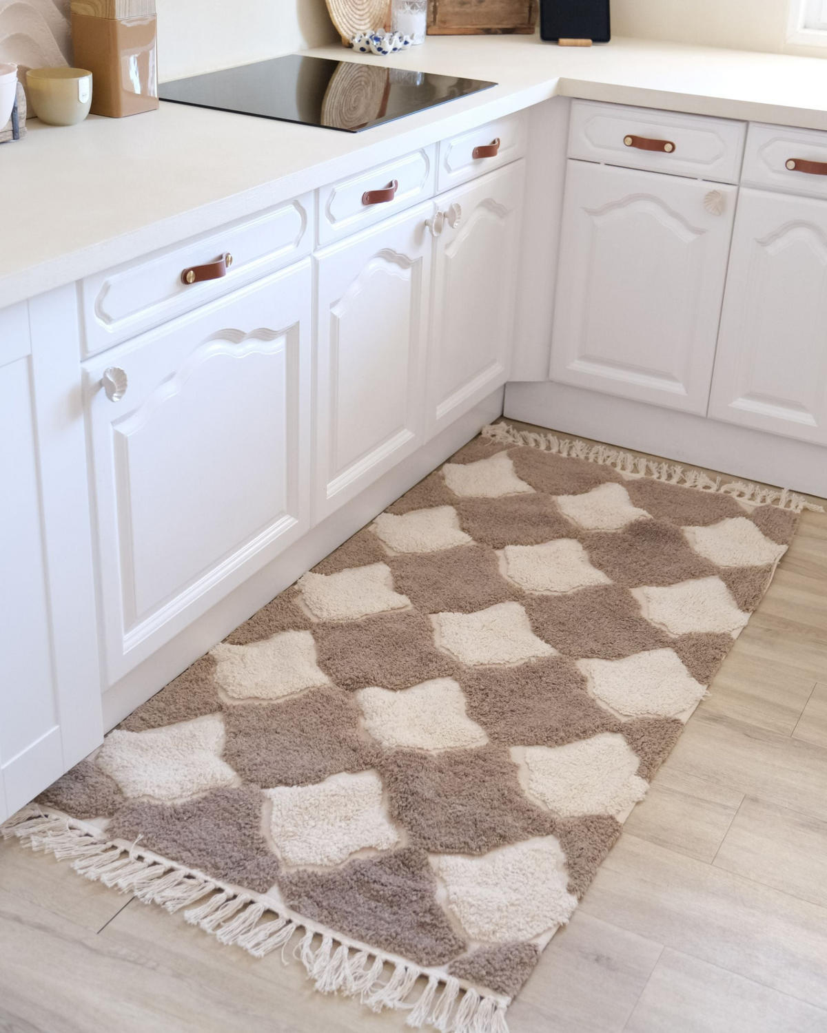 KURZFLOR-TEPPICH Sinop 150/80 cm - Braun, Textil (80/150cm) - Beliani