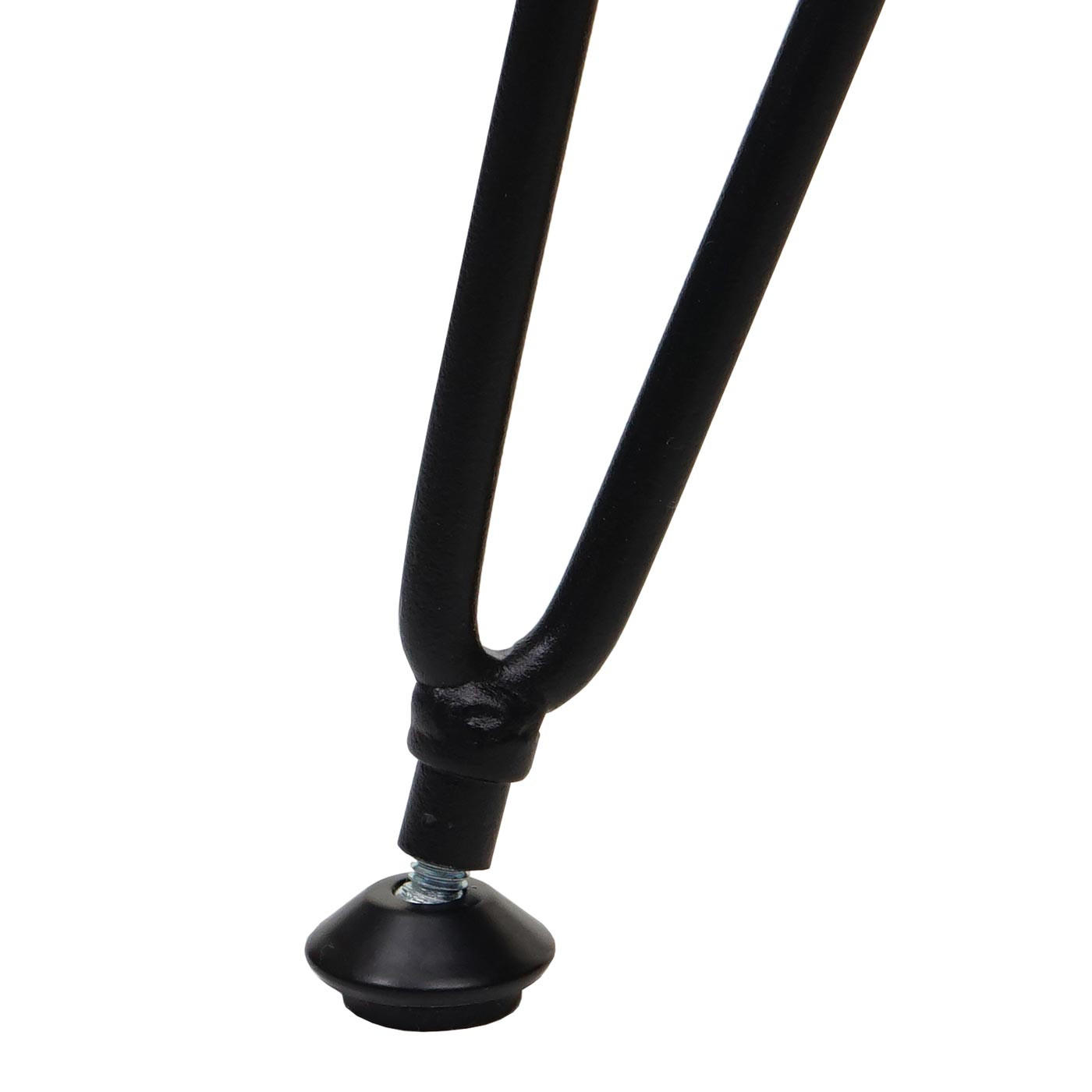 Thumbnail - MCW Sitzhocker, Hellgrau, Gold, Textil, 33x42x33 cm, Wohnzimmer, Hocker, Sitzhocker