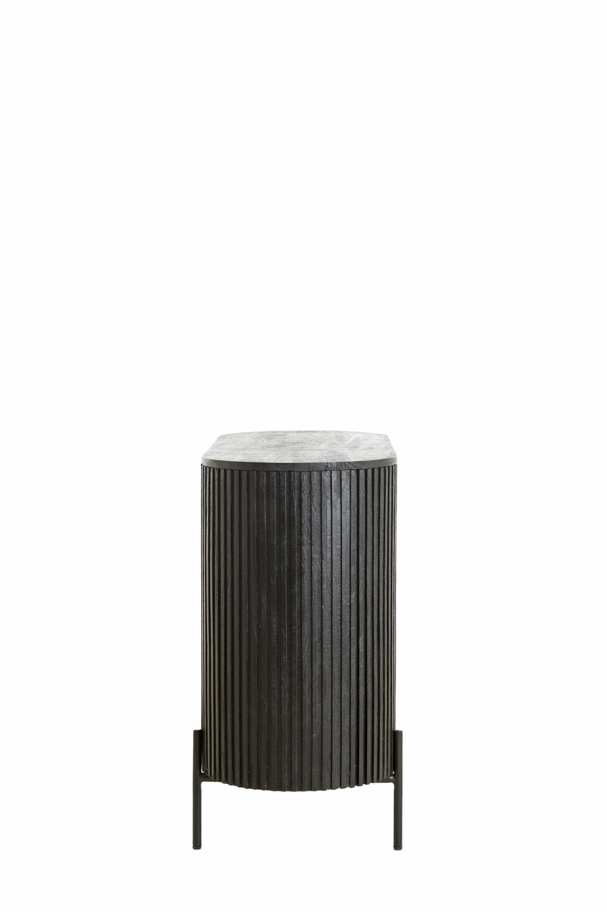 SCHRANK Dumosi Schwarz 100/40/80 cm - Schwarz, Holz (100/80/40cm) - Light & Living