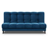 3-SITZER Schlafsofa Nancy dunkelblau - Dunkelblau, Holz/Textil (220/89/93cm) - Beautysofa