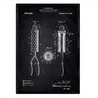 POSTER Styler Patent A3 Rahmenlos - Klar, Papier (29.7/5/42cm) - Nacnic