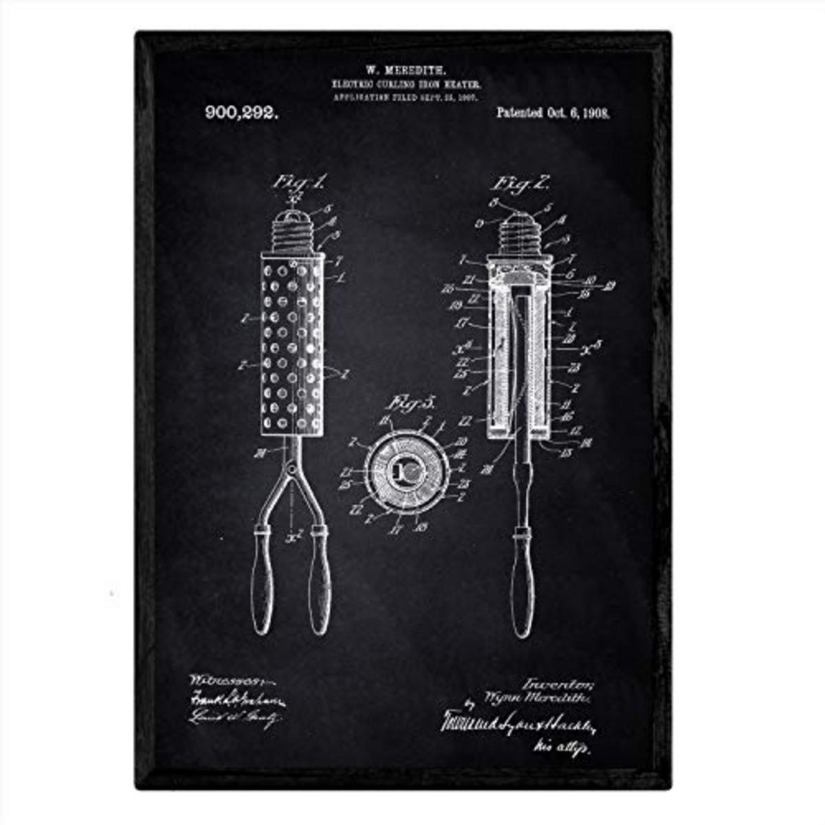 POSTER Styler Patent A3 Rahmenlos - Klar, Papier (29.7/5/42cm) - Nacnic