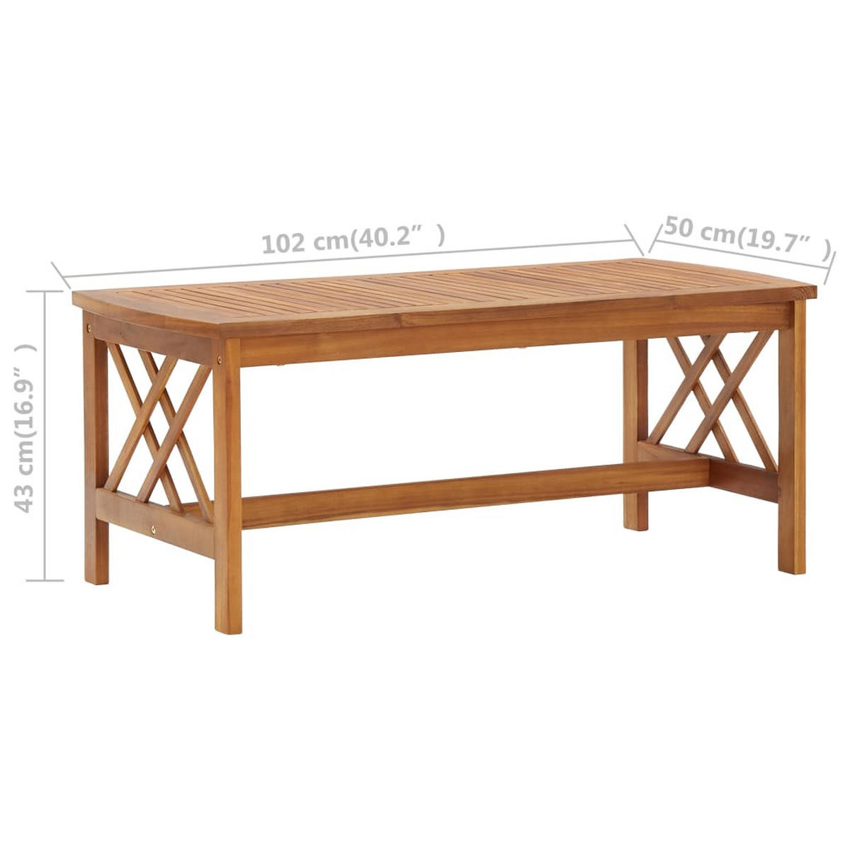 GARTENSET Rembisz 3-teilig - Grau, Holzwerkstoff - Nettlife