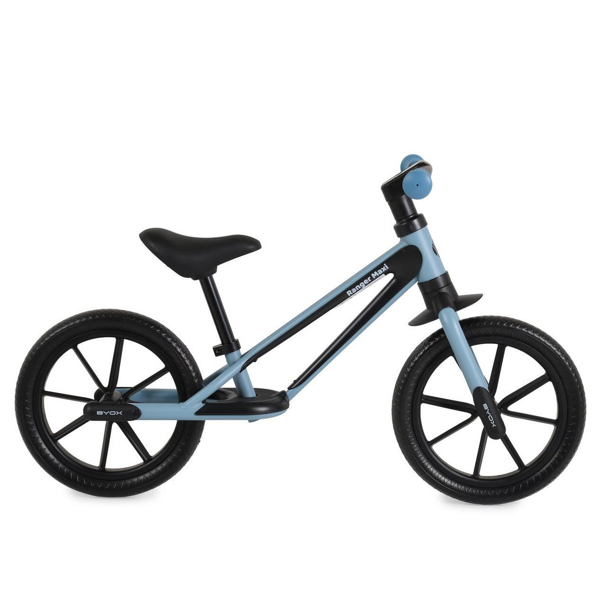 LAUFRAD Ranger Maxi 12 Zoll blau EVA-Reifen Metallrahmen Sitzhöhe verstellbar - Blau, Metall (89/37/54cm)