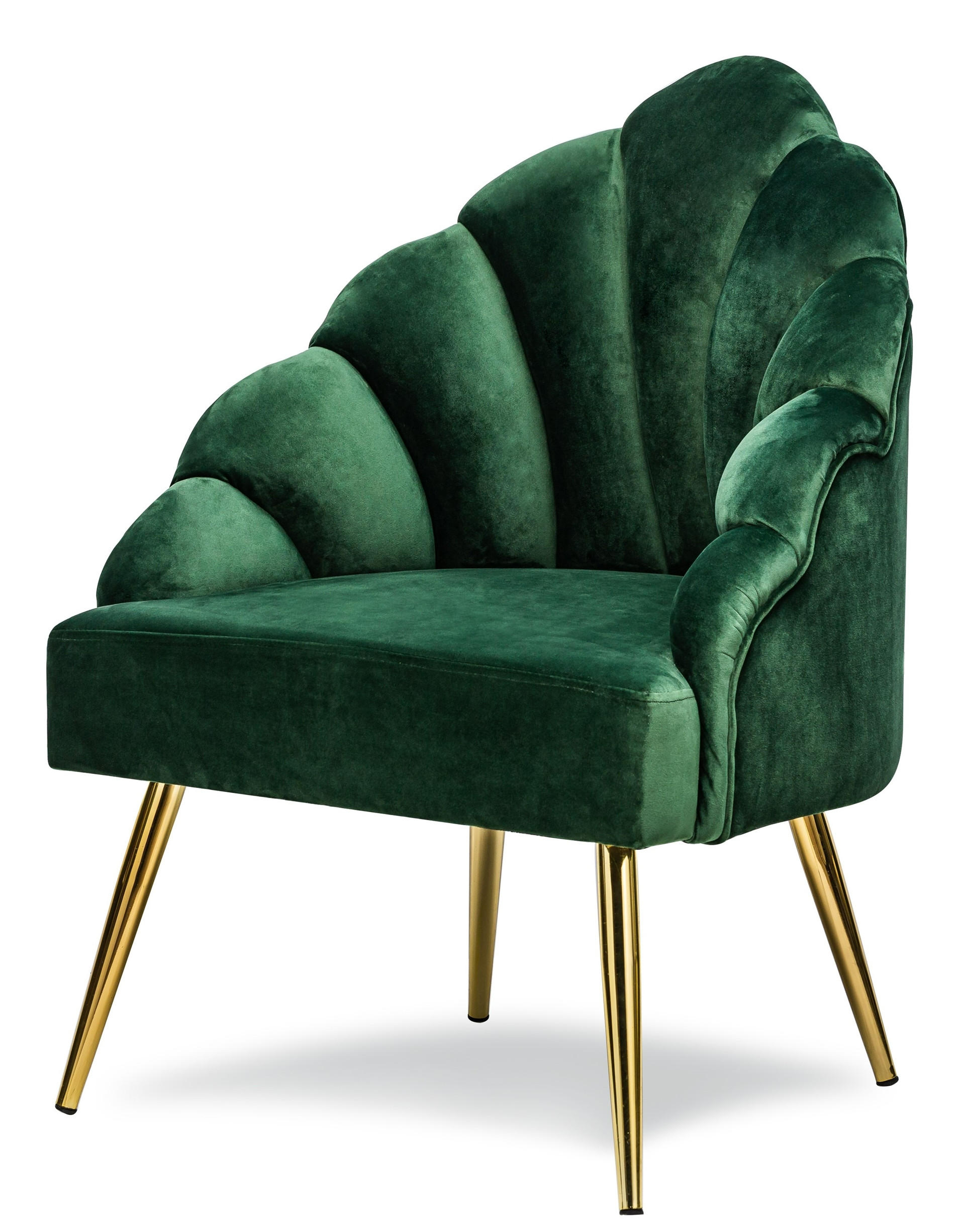 SESSEL Samt Grün - Grün, Textil (63/89/60cm) - Nordlys
