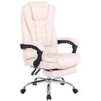 BÜROSTUHL Onix, Kunstleder Creme - Creme, Textil/Metall (67/125/68cm) - TPFLiving