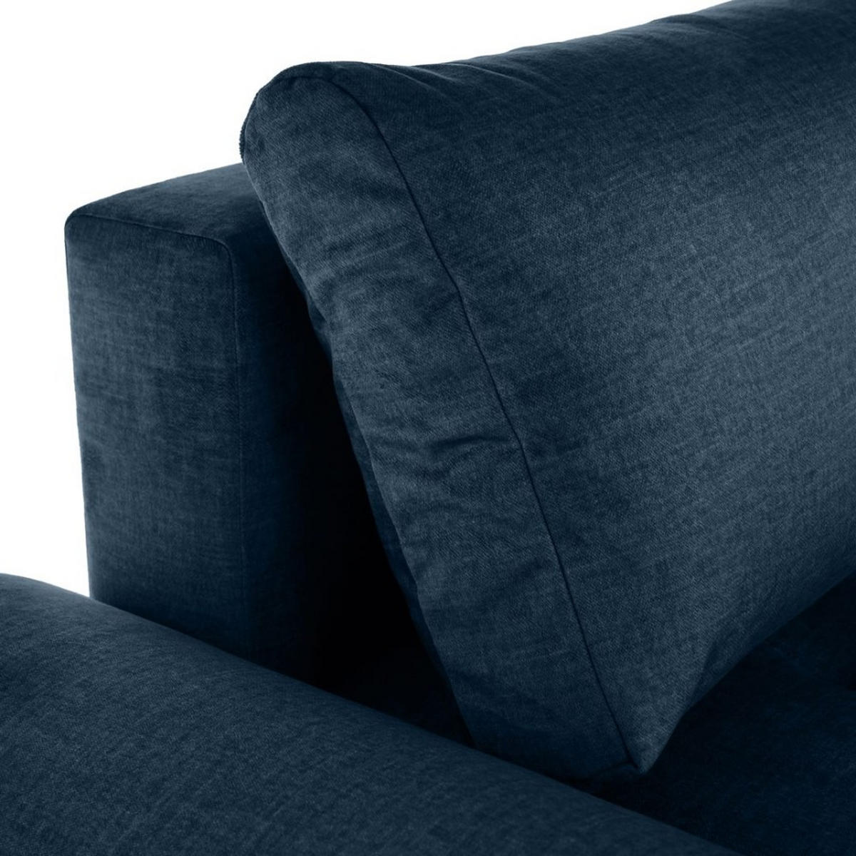 ECKSCHLAFSOFA Costa L Dunkelblau rechts - Schwarz/Dunkelblau, Kunststoff/Textil (290/169cm) - Beautysofa