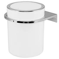 KOSMETIKEIMER SAVONA 5,5 Liter, weiß - Weiß, Kunststoff (19/24.5/19cm) - bremermann