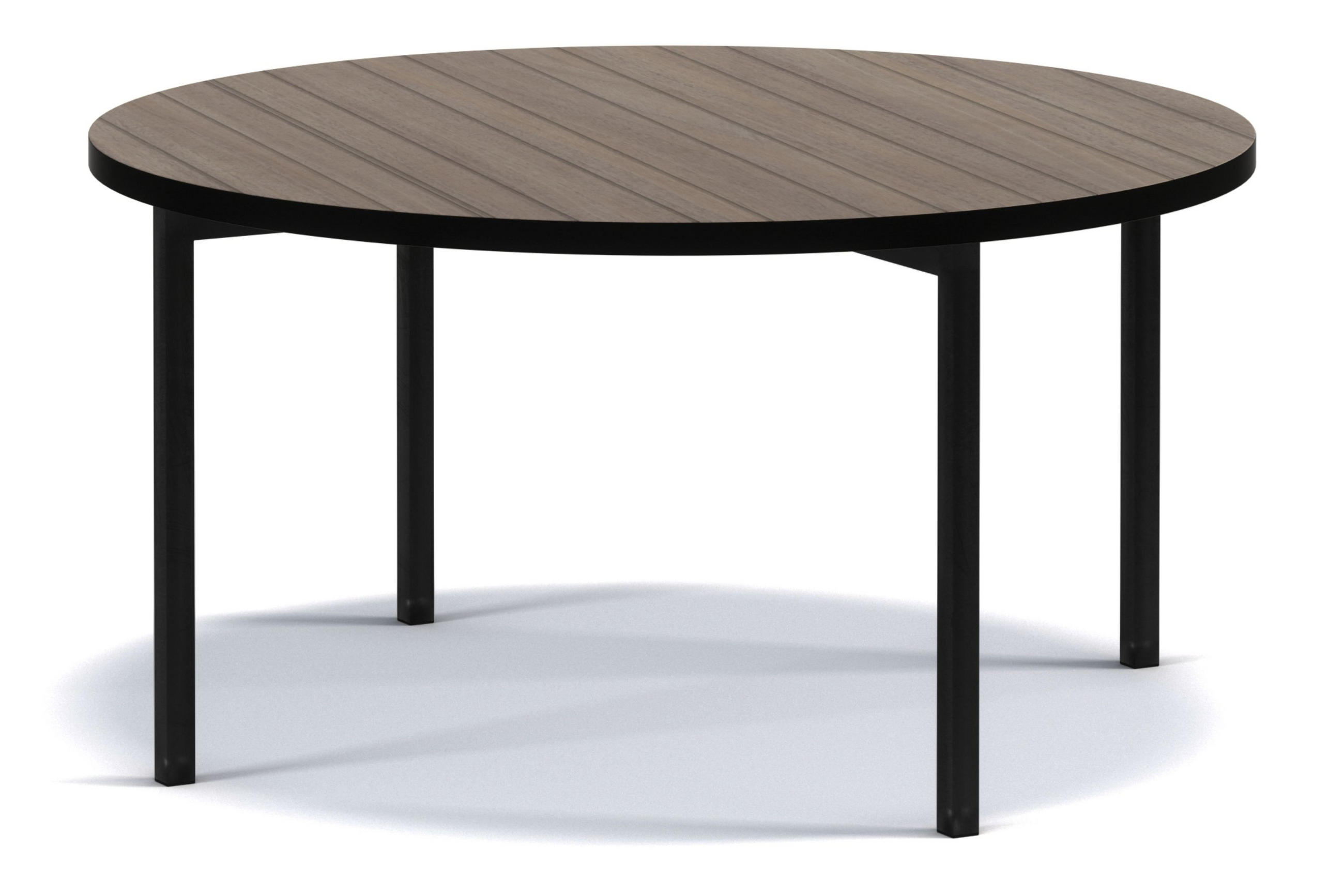 COUCHTISCH GERIS mit Metallfüßen, Spanplatte, Dunkebraun - Dunkelbraun/Schwarz, Holz/Metall (80/80/45cm) - KONSIMO®