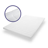 BOXSPRINGTOPPER Kaltschaum 90x200 cm – 5 cm Matratzentopper für weicheren Liegekomfort - Weiß, Textil (90/200cm) - Mister Sandman