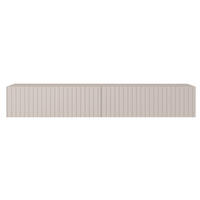 TV-HÄNGEBOARD Telire graubeige mit Lamellenfronten 175 cm - Greige, Holzwerkstoff (175/30/31.6cm) - Selsey