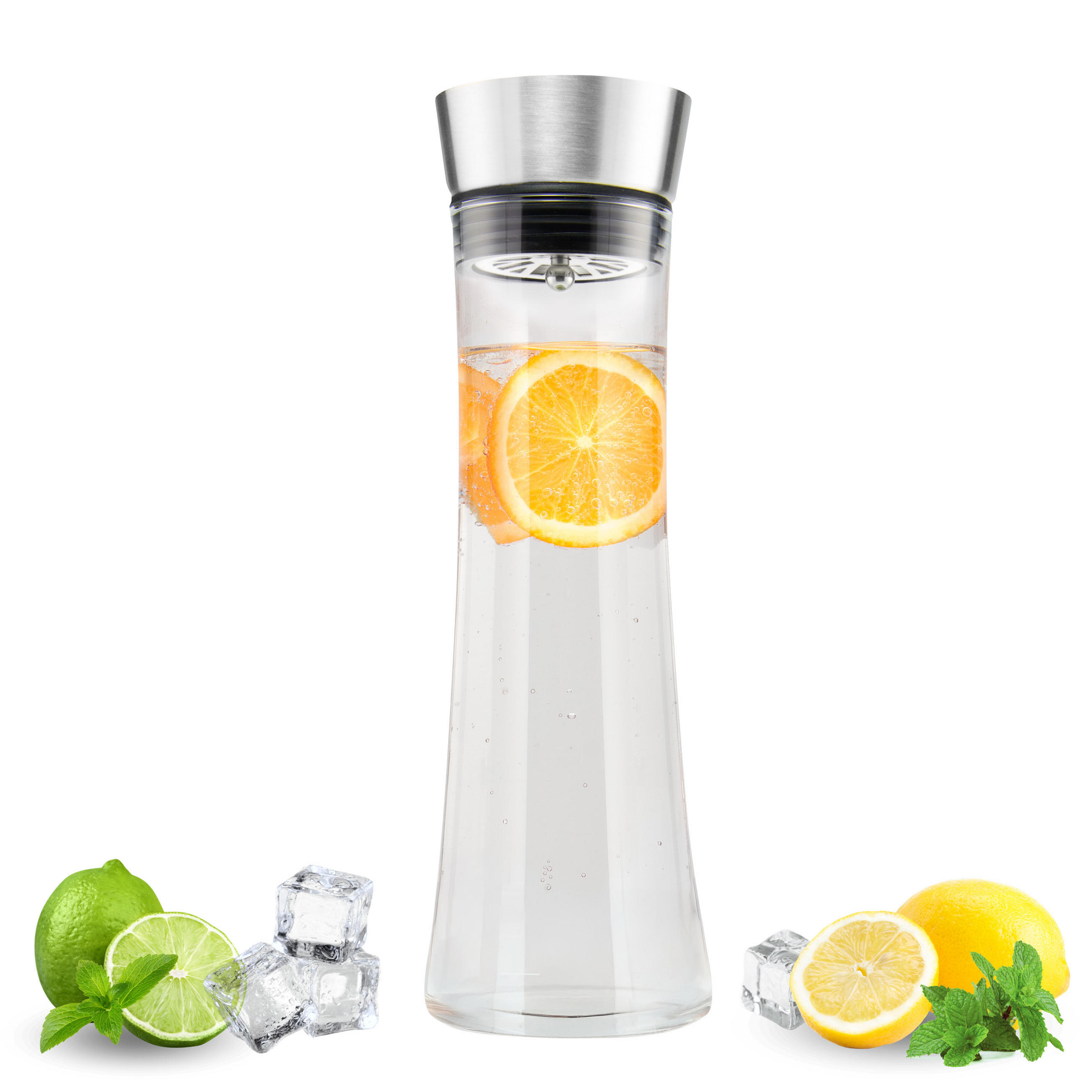 GLASKARAFFE RUNA 1 Liter - Transparent, Glas (1L) - bremermann