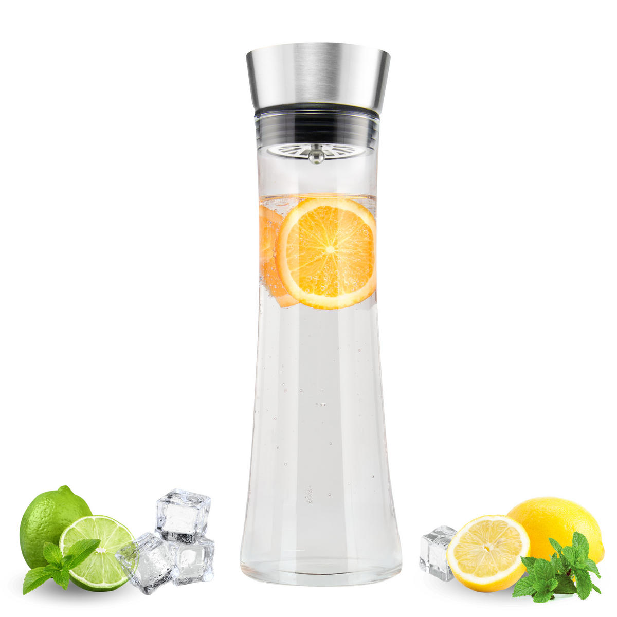 GLASKARAFFE RUNA 1 Liter - Transparent, Glas (1L) - bremermann