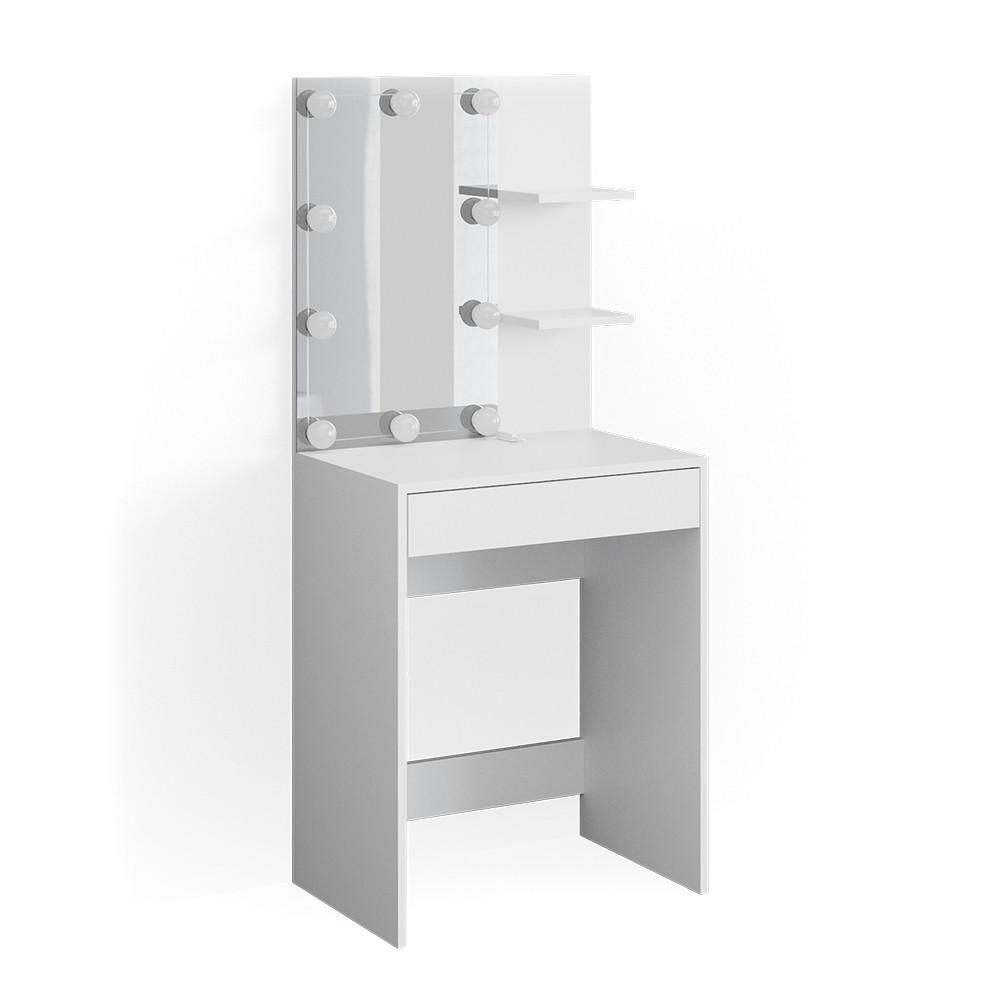 TOALETNÍ STOLEK Isabelle Bílá - bílá, kompozitní dřevo (60/140/40cm) - Vicco