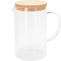 KARAFFE aus Glas Nato Transparent 1,4 l 17,5/11/18 cm - Transparent, Glas (1.4L) - Excellent Houseware