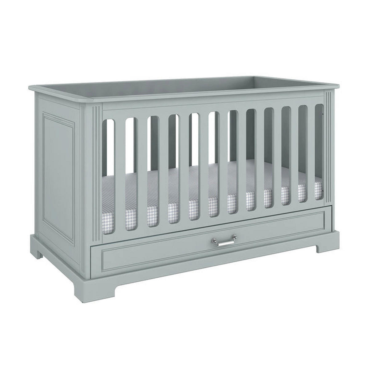 SOBA ZA BEBE 2-dijelni Sivi - siva, drvni materijal (152/92/83cm) - Petits-meubles