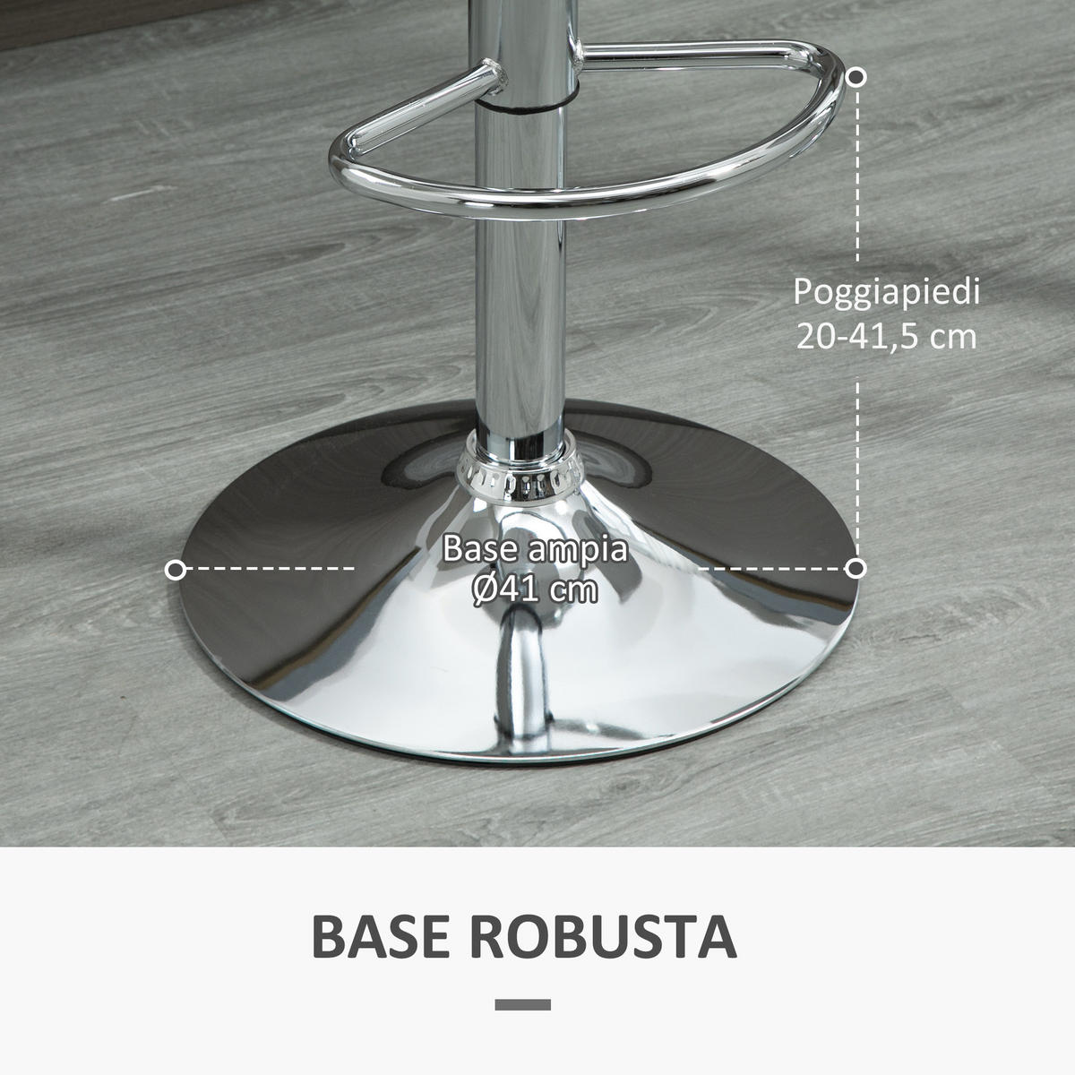 BARHOCKER, 2er-Set, drehbar, Designer, Rückenlehne, Fußstütze, Kunstleder/PP, Weiß - Multicolor, Holzwerkstoff (42/104/41cm) - FORIOUS