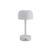 TISCHLAMPE James LED 12.5/12.5/24.5 cm - Weiß, Metall (12.5/12.5/24.5cm) - Leitmotiv