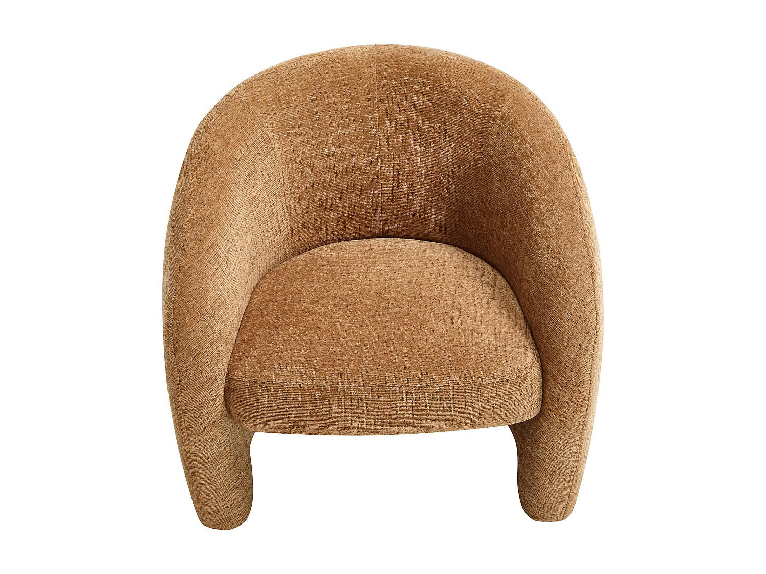 SESSEL mit gerader Rückenlehne - 1 Person - Stoff - Camel - - Hellbraun, Textil (56/52/52cm) - Vente-Unique