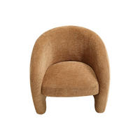 SESSEL mit gerader Rückenlehne - 1 Person - Stoff - Camel - - Hellbraun, Textil (56/52/52cm) - Vente-Unique