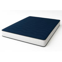 MATRATZE 140 x 200 cm Waterfoam H20 cm Mittelhart - Weiß, Textil (140/200cm) - The White Stone