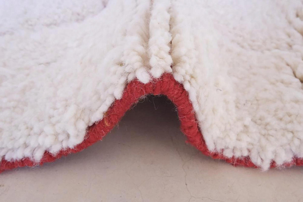 BERBERTEPPICH aus Marokko aus reiner Wolle 200x 300 cm - Rot, Naturmaterialien (200/300cm) - AFK Living