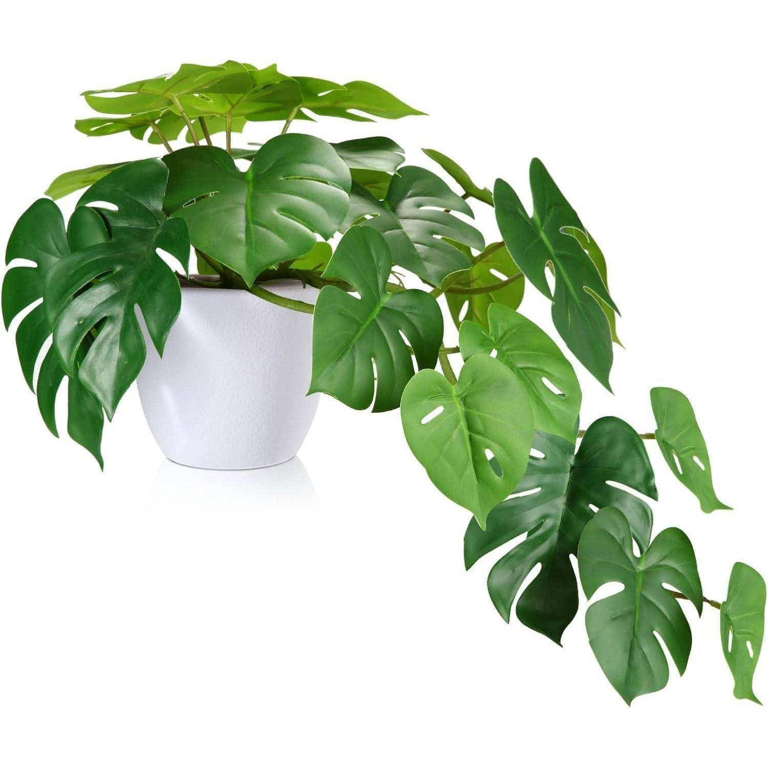 KUNSTPFLANZE Monstera 45 cm - Grün, Kunststoff (32cm)