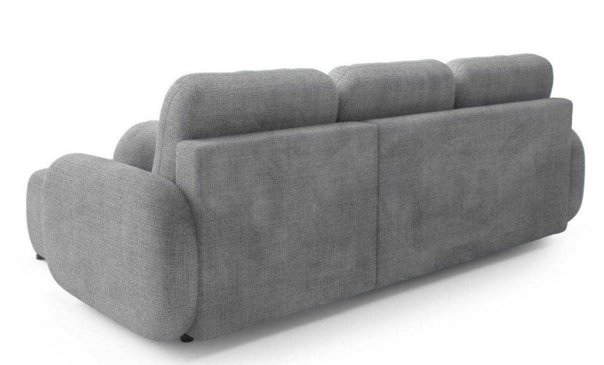 ECKSOFA Grau KOMA Mit Schlaffunktion - Grau, Textil (228/147cm) - Sepro Meble