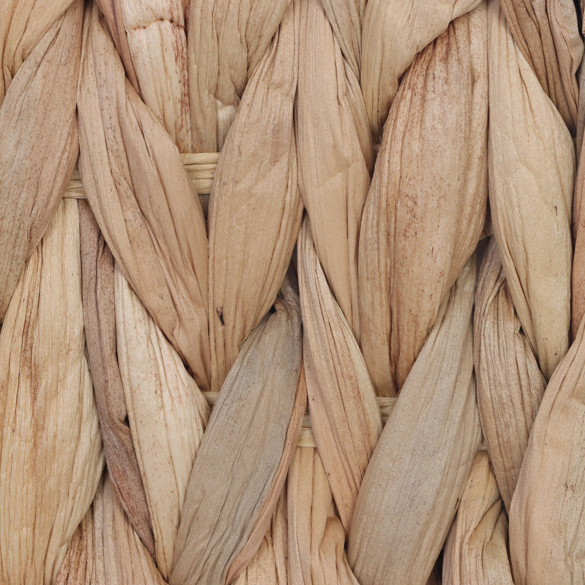 BLUMENAMPEL - Hellbraun, Kunststoff/Textil (29cm) - Relaxdays