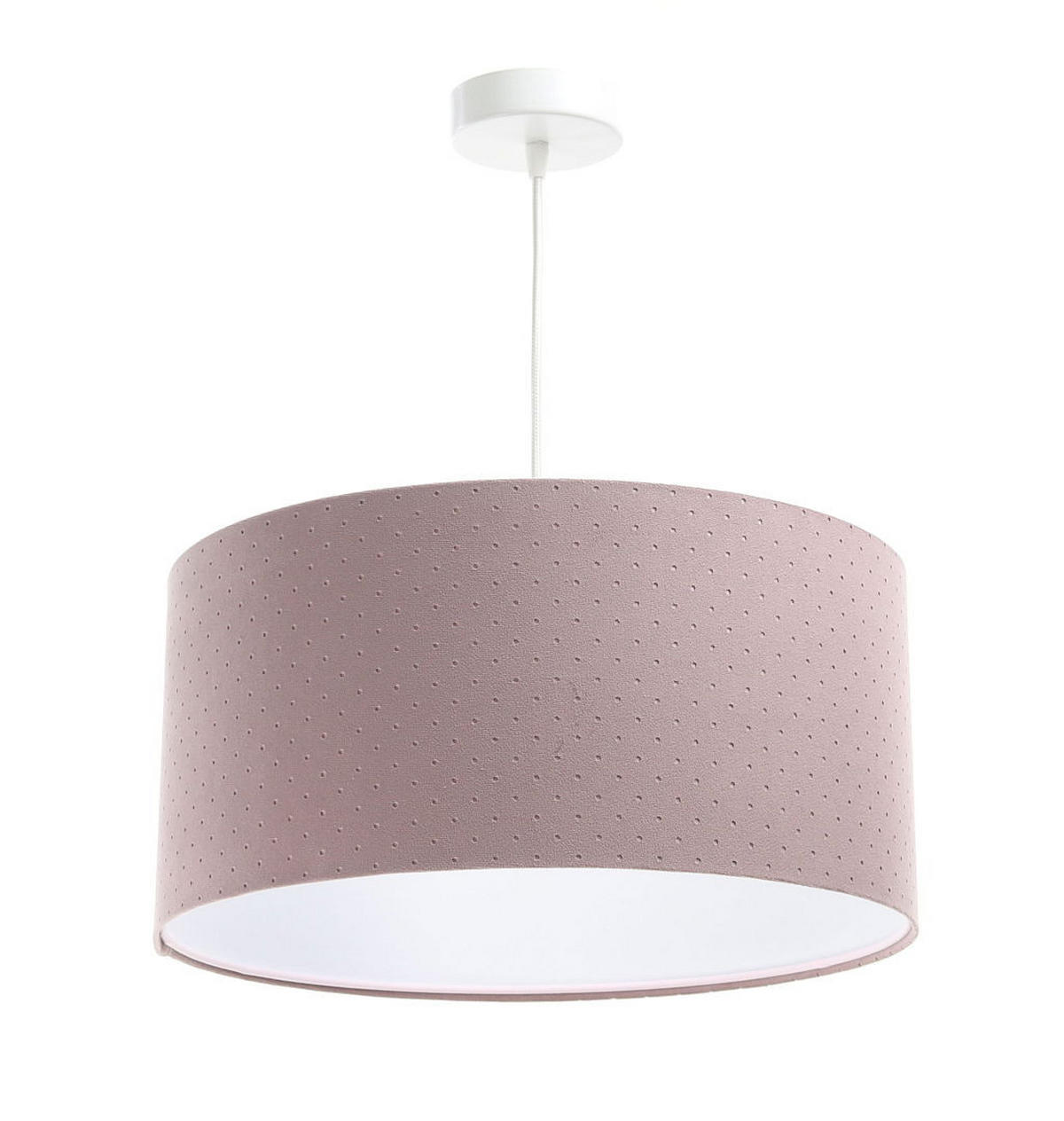 HÄNGELEUCHTE Rosa 40/20 cm - Pink/Weiß, Kunststoff (40/0.6/20cm) - ONZENO