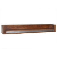 WANDBOARD Sheesham 150x22x20 noble unique lackiert SYDNEY #109 - Braun, Holz (150/20/22cm) - Massivmoebel24