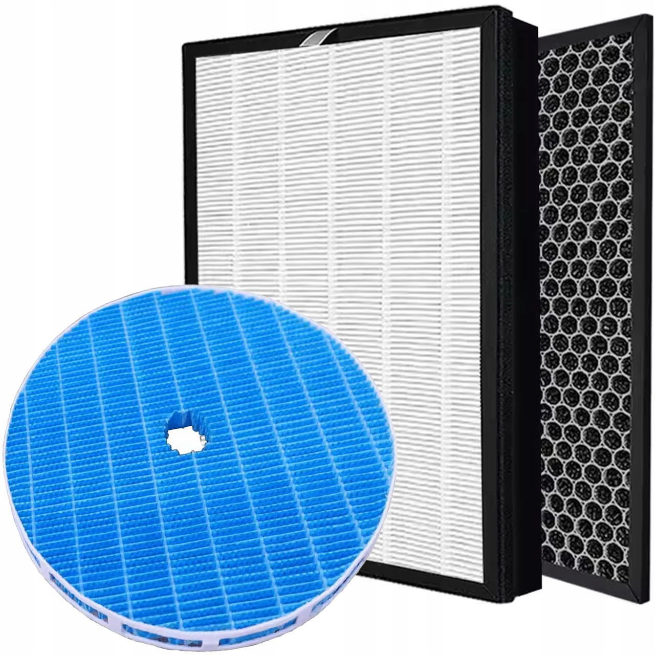 FILTER AC3829/10 3-tlg. Set, HEPA FY2422 99,97% ≥ 0,3 µm, Aktivkohle FY2420, Befeuchtungsfilter FY3435 - Multicolor, Kunststoff/Metall (10/10/10cm)