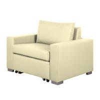 SCHLAFSESSEL - Beige/Silberfarben, Kunststoff (110/90/90cm) - home24