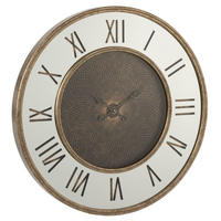 UHR IMPERIO - Holz - Gold - Ø 80 cm - Goldfarben, Holz (80/6/80cm) - J-Line