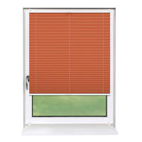 PLISSEE Basic ohne Bohren - Orange, Textil (100/210cm) - Deco-Raum