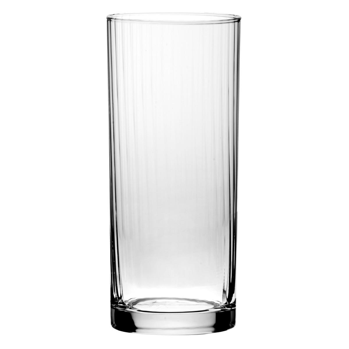 LONGDRINKGLÄSER XNO OPTIC, 6er-Set, 280 ml - Transparent, Glas (0.28L) - Krosno Glass